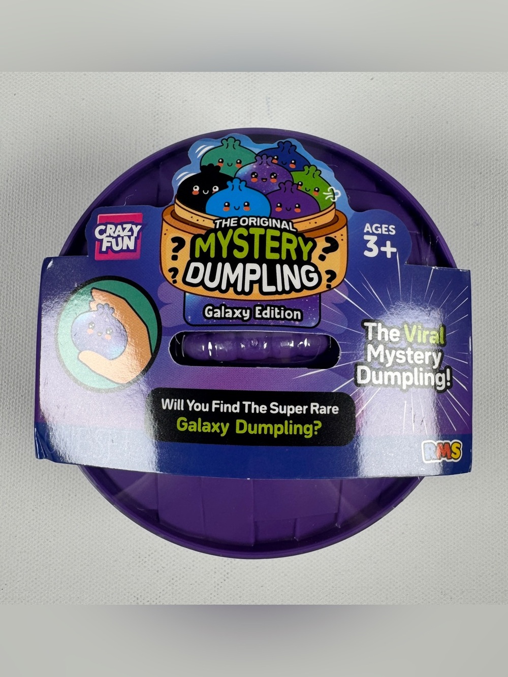 Crazy Fun Squishy Bun Galaxy Edition Original Mystery Dumpling x1  NEW Sealed
